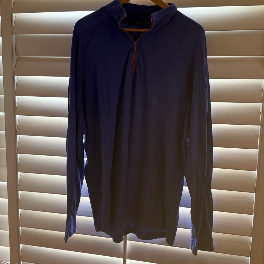 Agave Royal Blue 1/4 Zip Pullover - XL